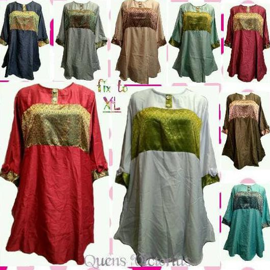 Astyanstores- atasan wanita baloteli mix songket india blouse grosir baju murah -Big Promo