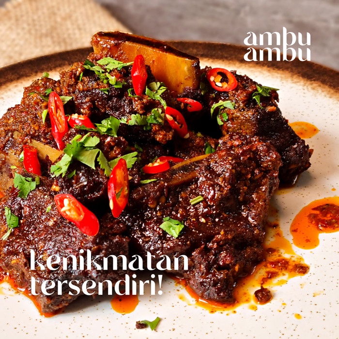 

Rendang Iga 300gr / 600gr - Ambu Ambu - 300 gram - BARU