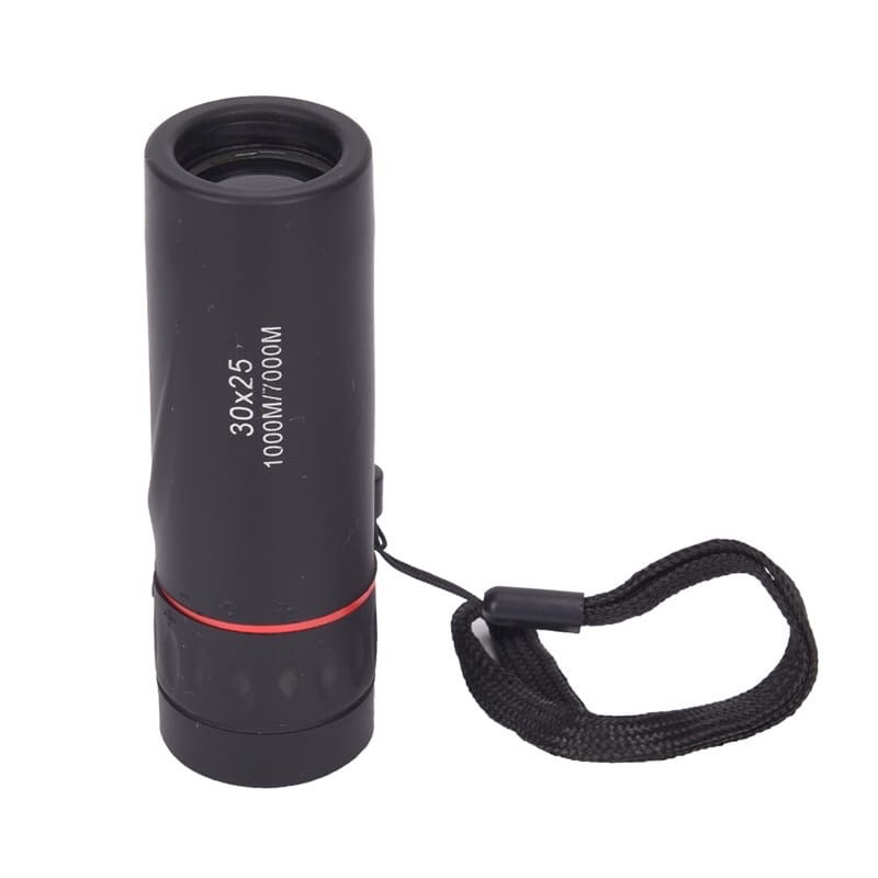 Teropong single 30x25 monocular 30x25 optical monocular night vision focus telescope zoomable 10x scope waterproof