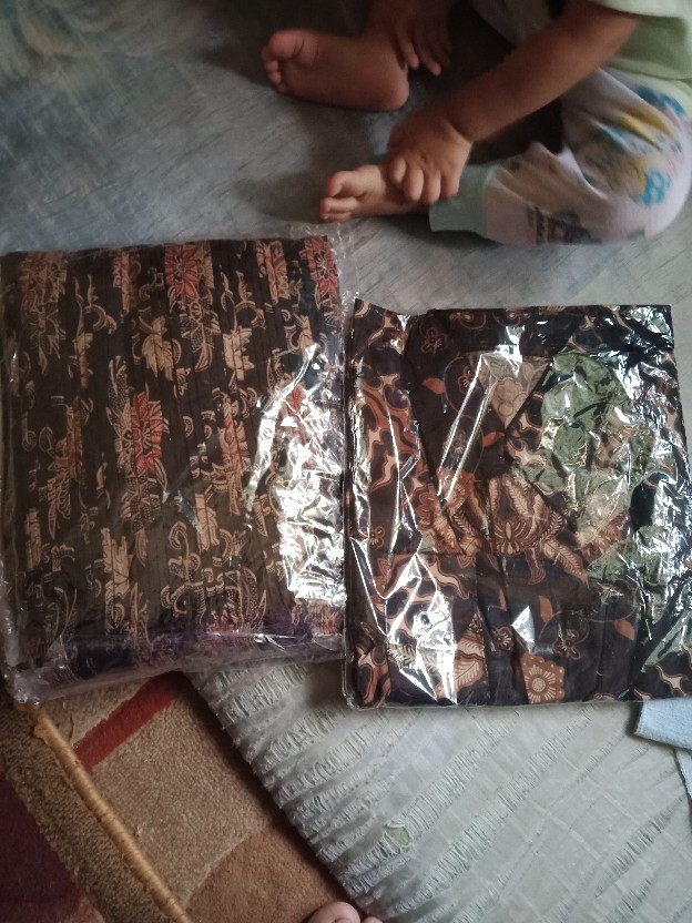 Batik Pria Lengan Panjang Batik Azmil Hrb026 Motif Keratonan Kode 002 Size M L Xl Xxl Reguler