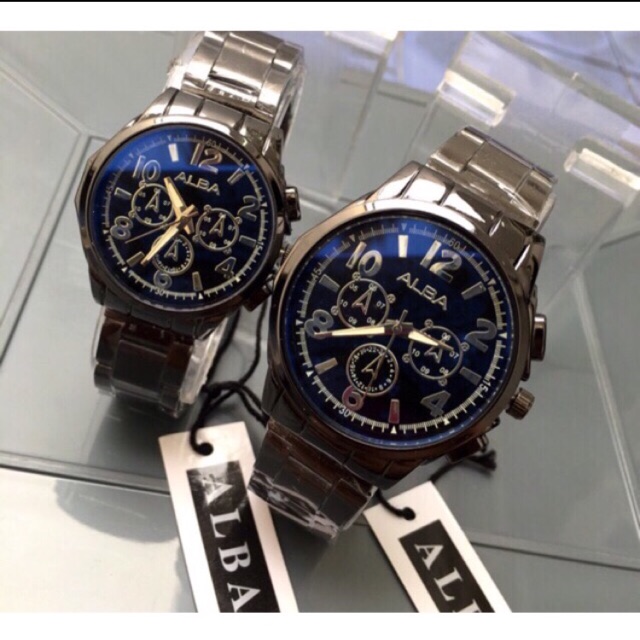 jam tangan couple alba rantai murah