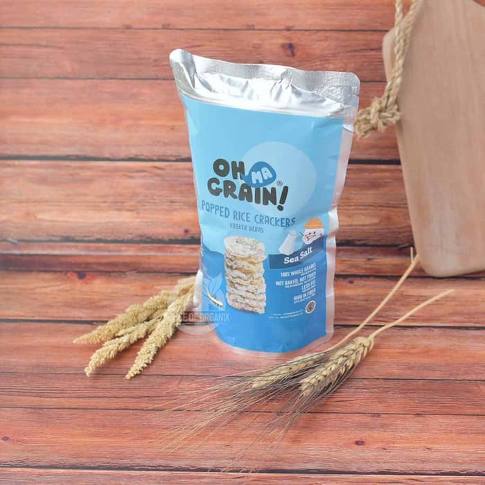 

OH MA GRAIN! POPPED RICE CRACKERS ( KERIPIK BERAS GARAM LAUT )