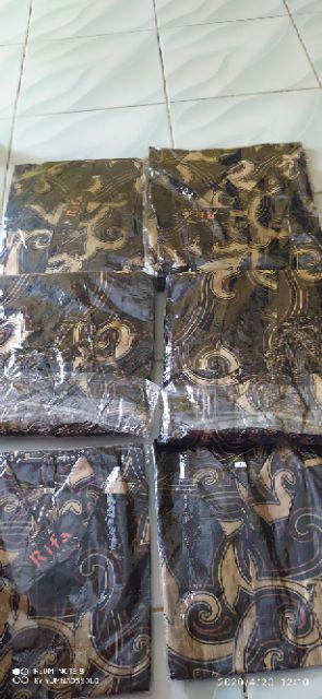 Batik Couple Keluarga Sania Ruffle Ori Ndoro Jowi Dnt Motif Madu Termurah Di Shopee