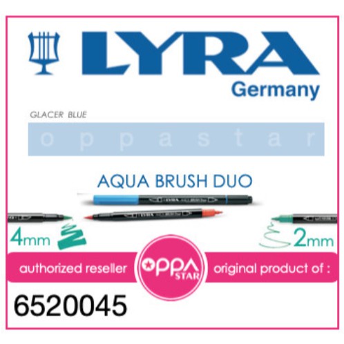 

Brush Pen Lyra Aqua Brush Duo Pen Glacer Blue 6520045