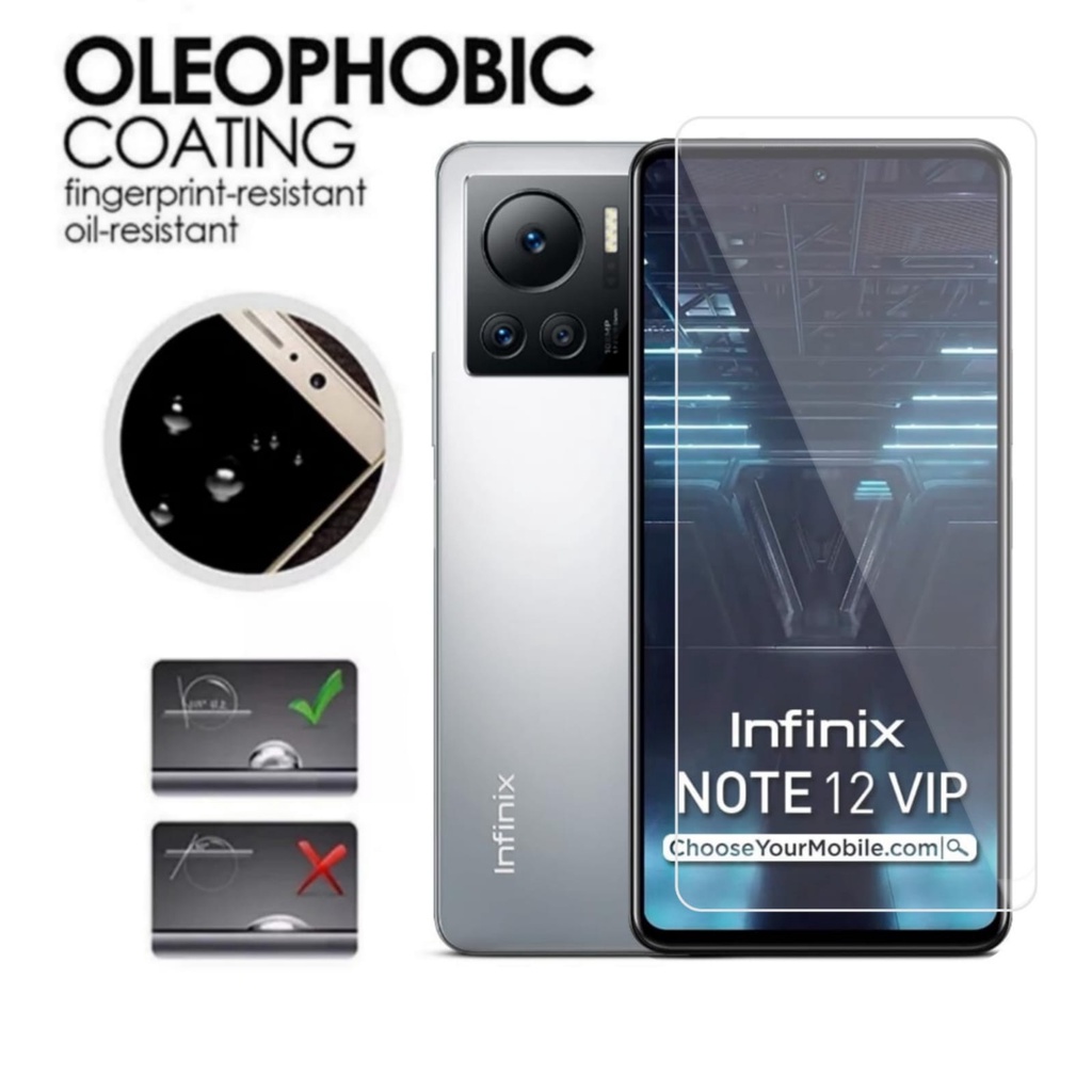 Tempered Glass Infinix Note 12 VIP Anti Gores Layar Clear Protector Handphone
