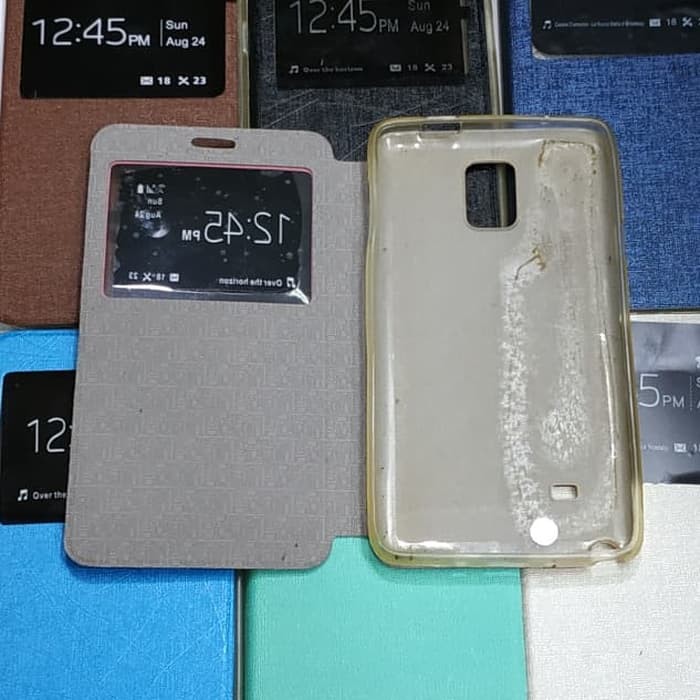 SAMSUNG NOTE 4 / N9100 sarung flip cover ume/ sarung model buku