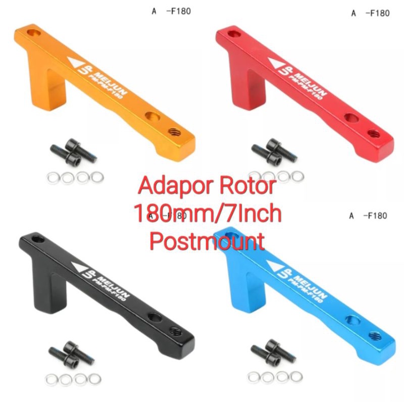 Adaptor Rotor Sepeda 180mm 7 Inch Adapter Bracket Caliper Cakram Sepeda Postmount