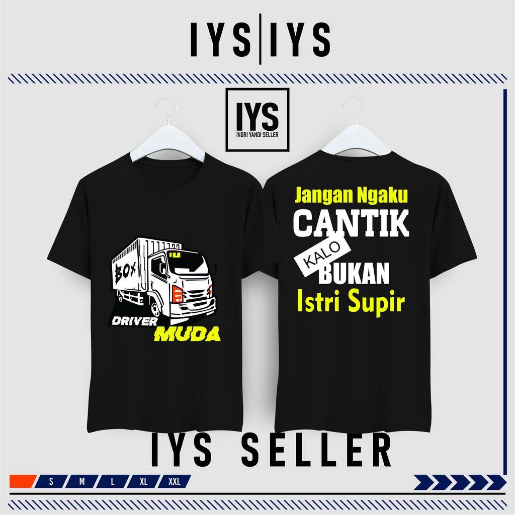 KAOS / PAKAIAN DRIVER MUDA BOX TRUCK / CANTER MANIA / KAOS KEREN BOX