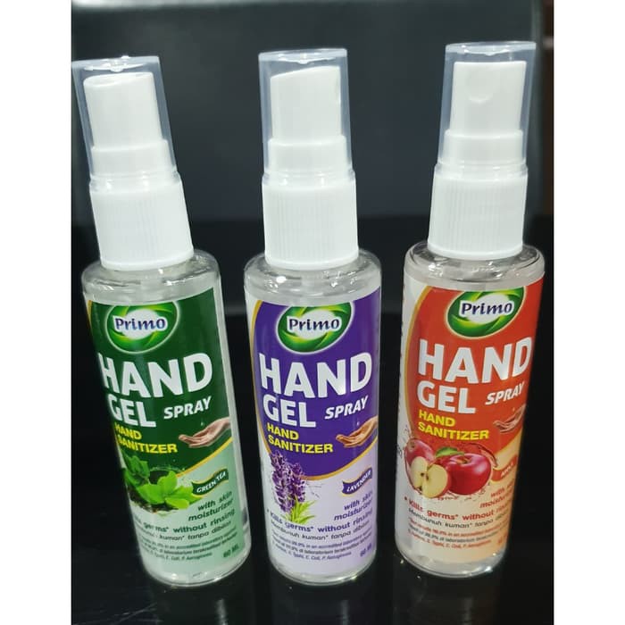 HAND GEL HAND SANITIZER SPRAY PRIMO 60 ML