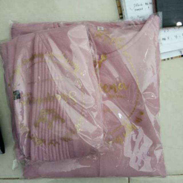 SET Gamis Syari Simpel YASMEENA Dress by Shaqueena