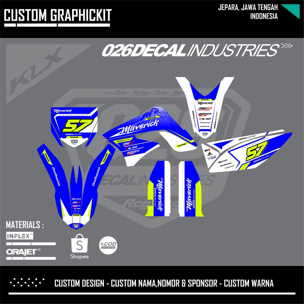 decal sticker klx 150 stabilo