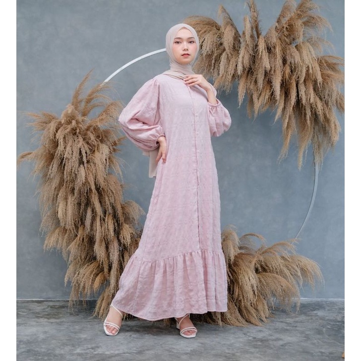 [FULLBOOKED] Sophia Dress Soft Pink Size L-XL by Edmee