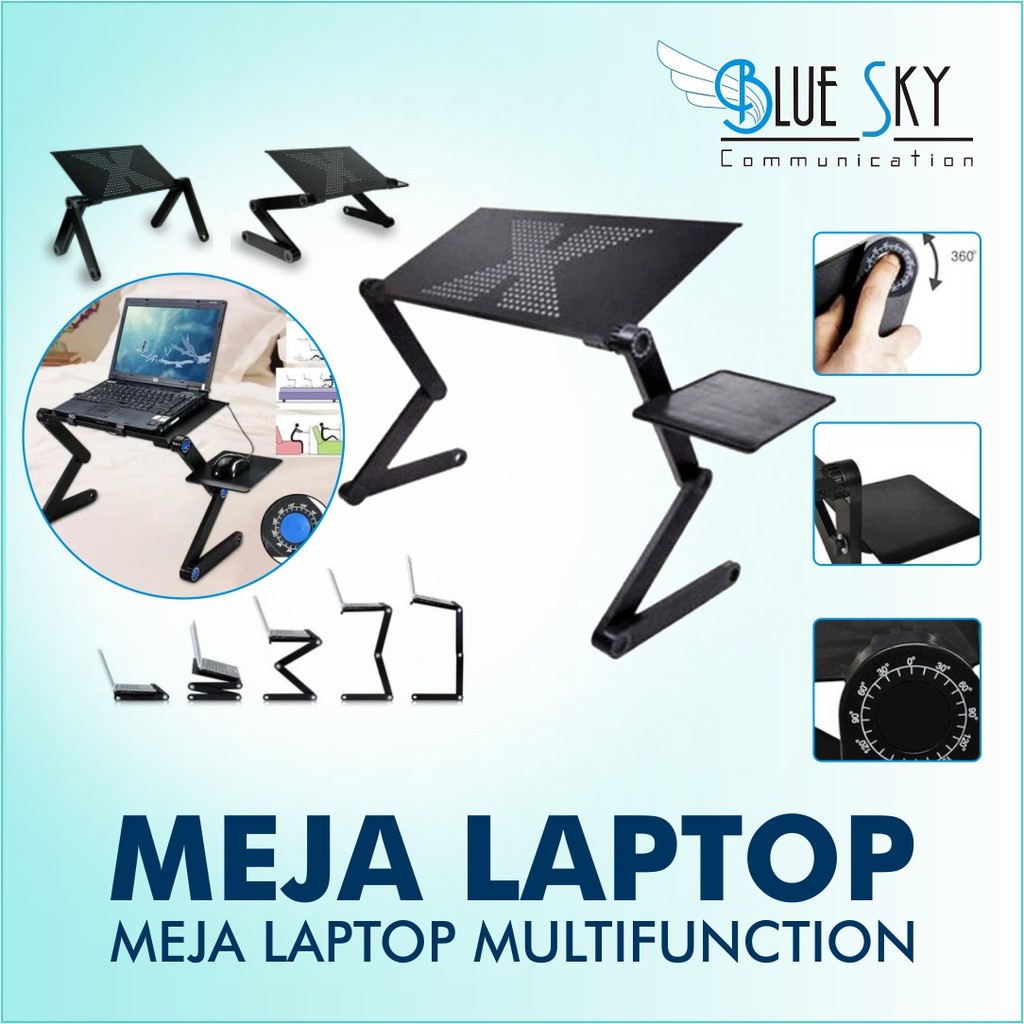 MEJA LAPTOP MULTIFUNCTION