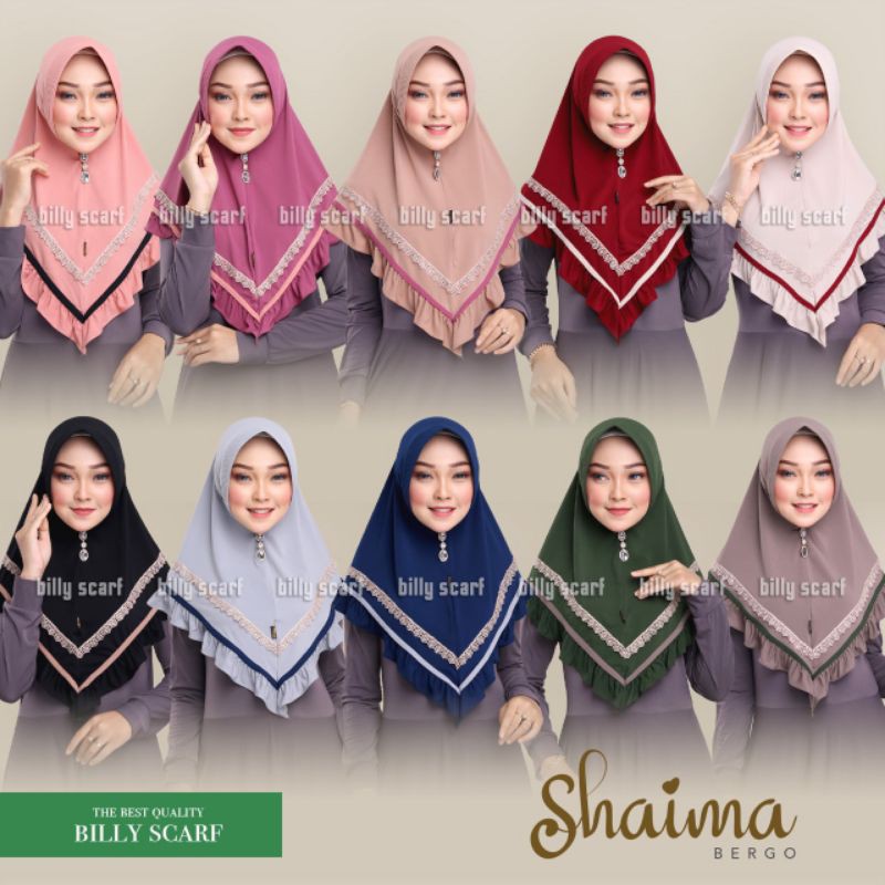JILBAB INSTANT SHAIMA ORI FARRAH ARJUNA HIJAB
