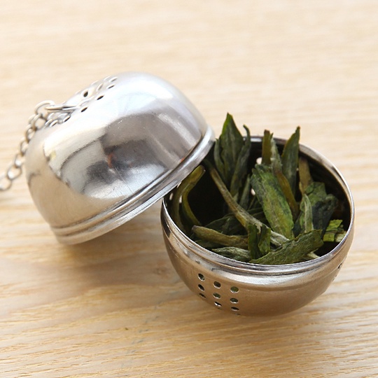 Alat Saringan Teh Bulat / Stainless Steel Tea Infuser