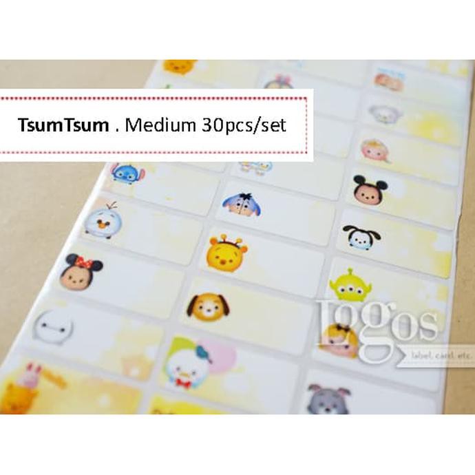 

Sale Tsum Tsum Disney. Medium Name Label. Stiker Cute Apps Line Lucu Iphone