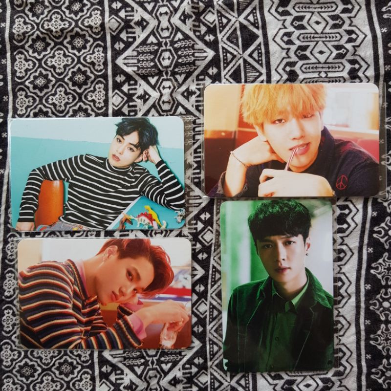 official photocard album japan exo love me right limited edition xiumin kai lay baekhyun pc jepang