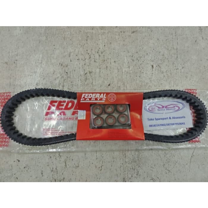 Penbel Van Belt V-Belt Set + Roller - Vario 150 Fi Esp Asli Federal FP-231PA-K36-2700