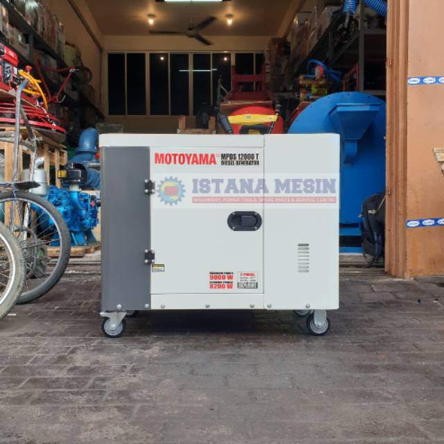 10KVA GENSET SILENT DIESEL 3PHASE MOTOYAMA MPDS12000T