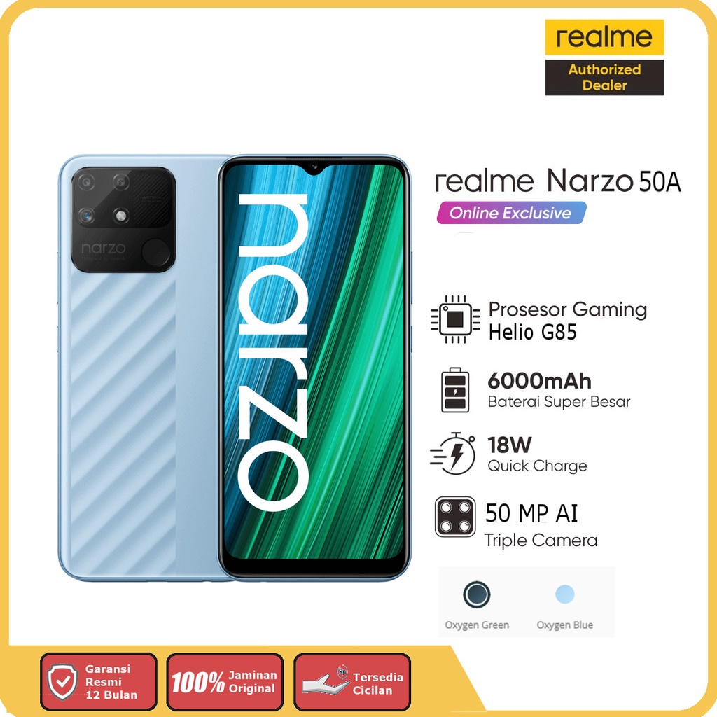 Realme Narzo 50A Original Resmi