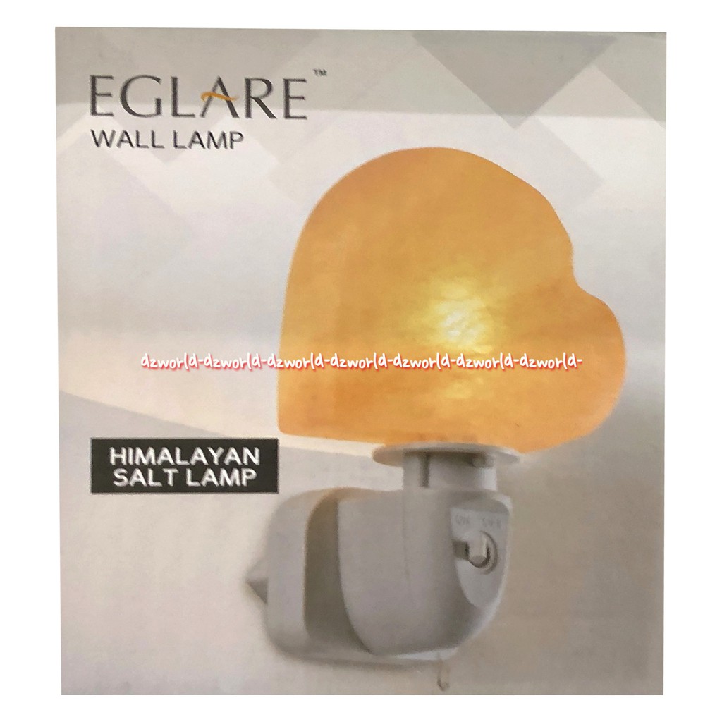 Eglare Wall Lamp Himalayan Salt Lampu Dinding Tembok Untuk Refleksi Model Bulat Love Eglar