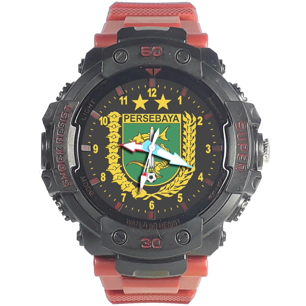 Jam Tangan  PERSEBAYA MOTIF 6 Bagus