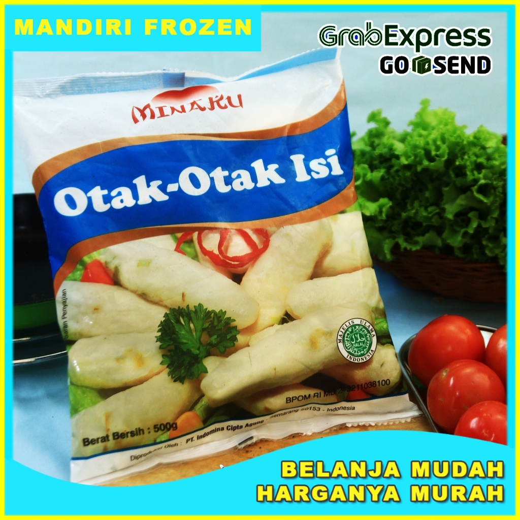 

MINAKU Otak Otak isi 500 GRAM - Makanan Beku Olahan