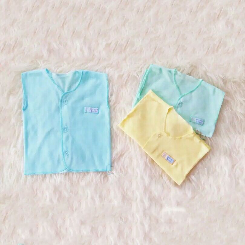 6 pcs baju bayi tangan oblong bisa cod