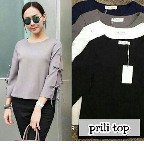 PRILI TOP BLOUSE/TERMURAH