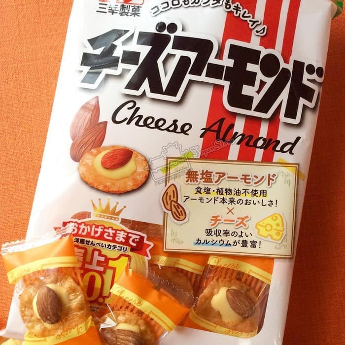 

Sanko Cheese Almond Jepang / Snack Almond Jepang/ Cheese Almond Jepang