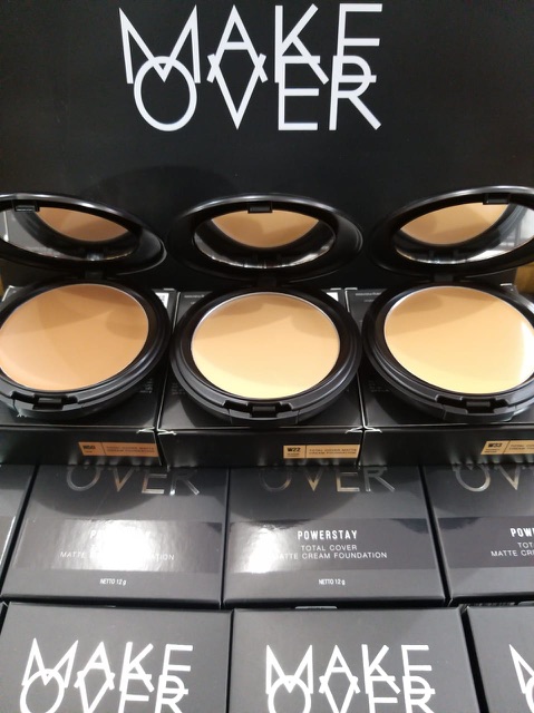 MAKE OVER POWERSTAY TOTAL COVER MATTE CREAM FOUNDATION 12 Gr @MJ