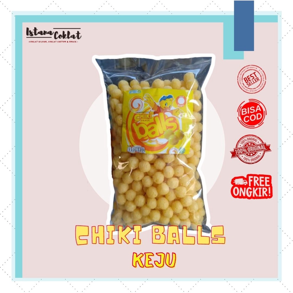 

Istanacoklat , chiki balls keju original produk indofood 250gr