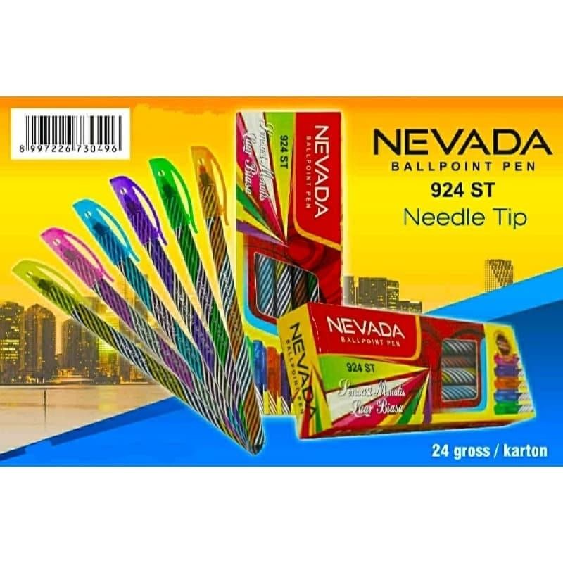 

Pulpen/Bolpen/Pena NEVADA 925 ST murah Perlusin/per pak isi 12 pcs