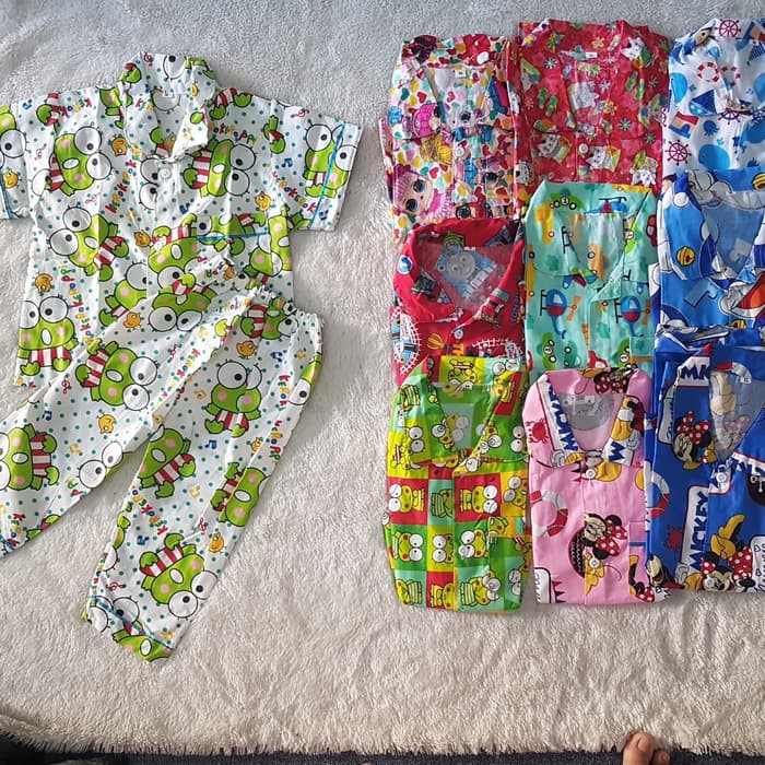 ramadhan sale piyama anak grosir baju tidur anak konveksi piyama anak motif