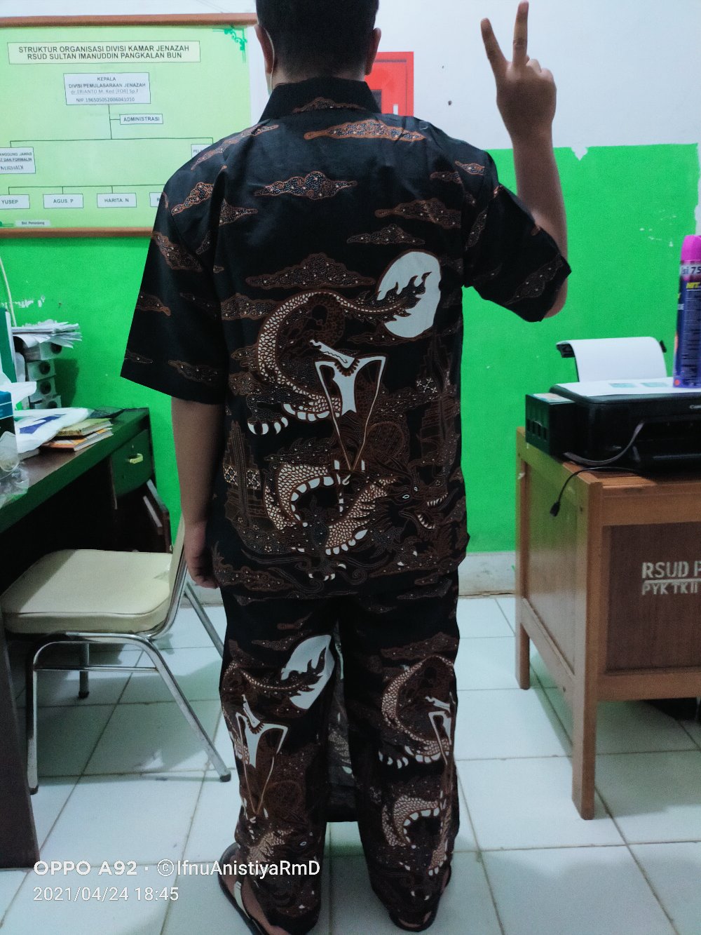 Setelan Kemeja Batik Dan Celana Sarung Lengan Panjang ,pendek Batik Solo Modern