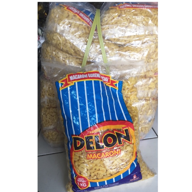 Makaroni Delon Biru GOSEND ONLY Bantet Macaroni Tidak Ngembang 1 Bal isi 10 pak