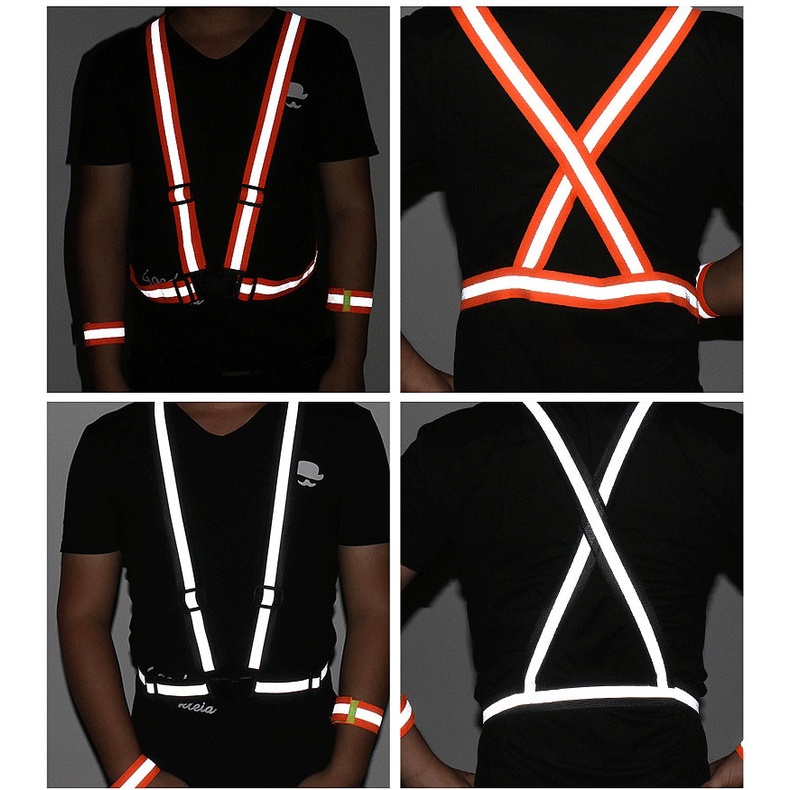 Rompi safety Karet Safety Vest Scotlight Elastic reflective Rompi V