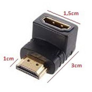 Connector HDMI Male to Female L Shape