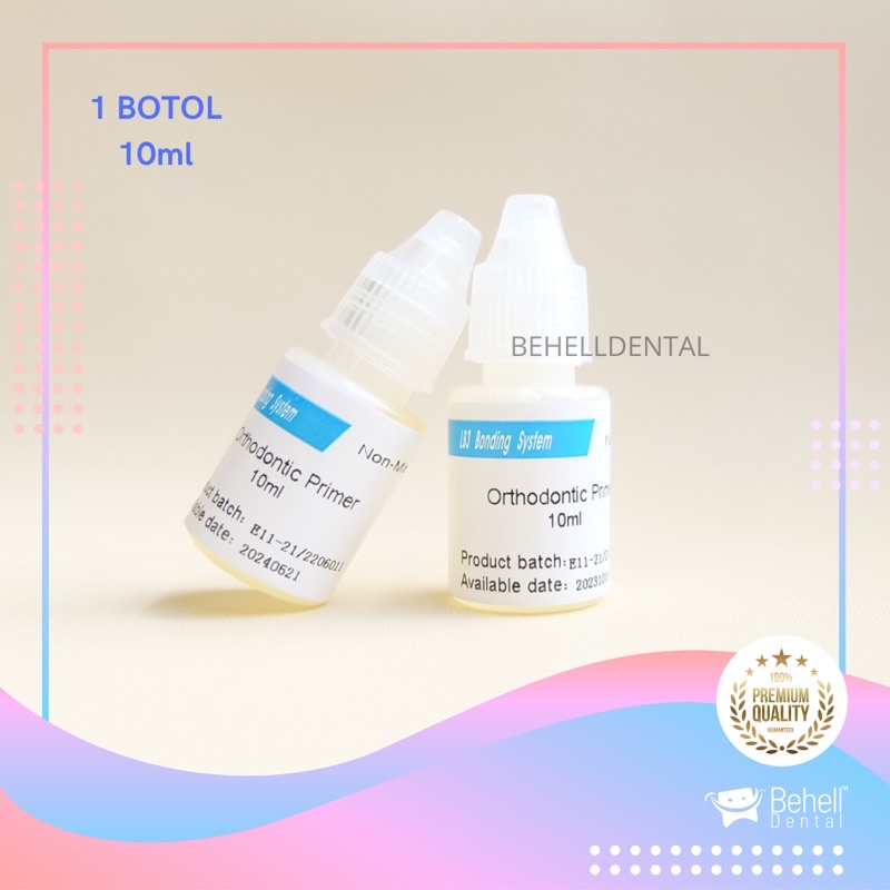 REFFIL CAIRAN BENING PRIMER LEM BEHEL NOMIX / ORTHOFORCE / ORTHO FORCE GUM KAWAT BRACKET GIGI 10ML