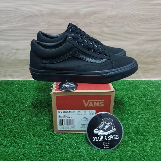 vans old skool all black original