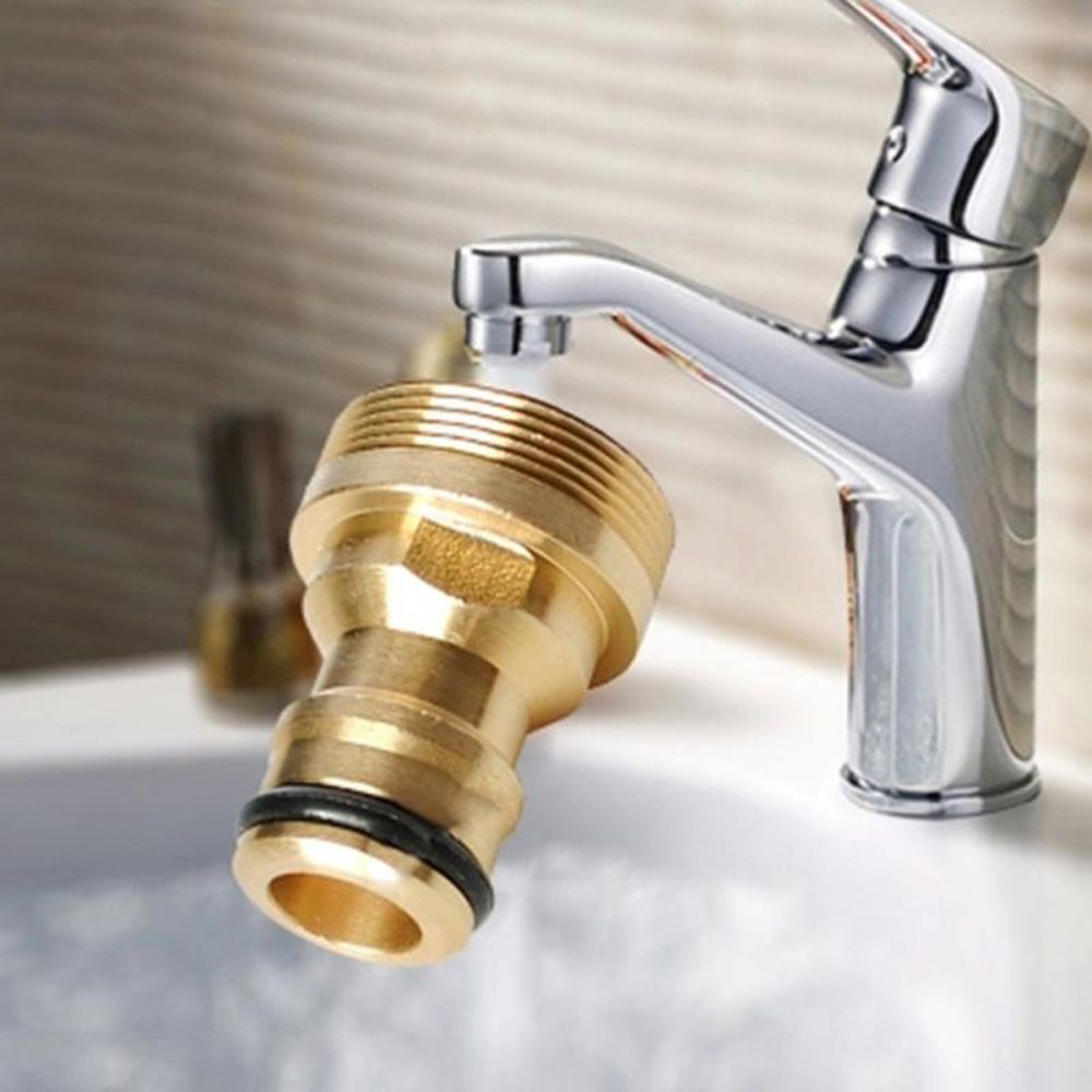 REBUY Brass Quick Connector Garden Watering Equipment Adaptor Tap Tube Pipe Spray Hose Nozzle