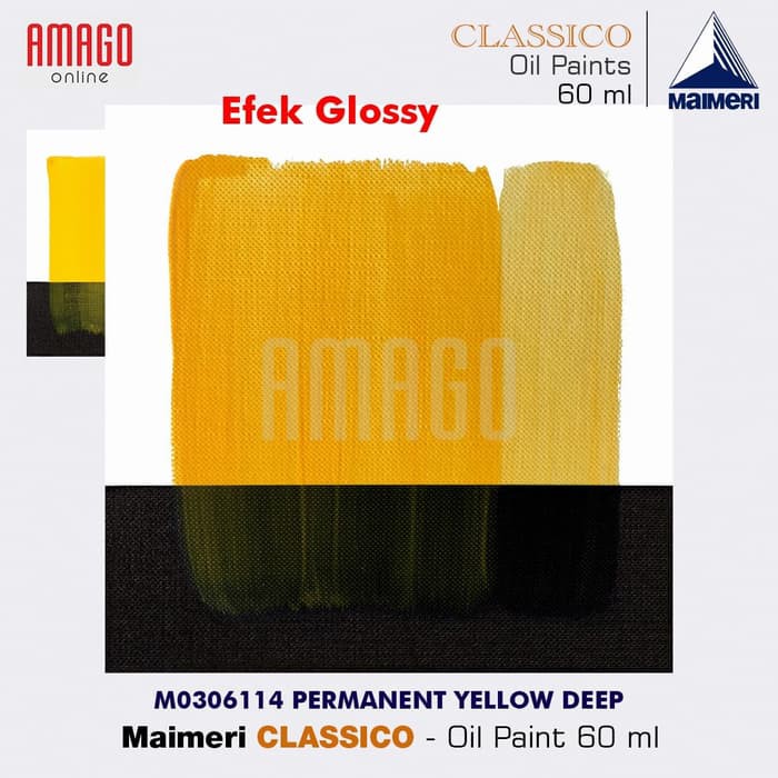 MAIMERI CLASSICO - OIL PAINT - PERMANENT YELLOW DEEP - 60ML - M0306114