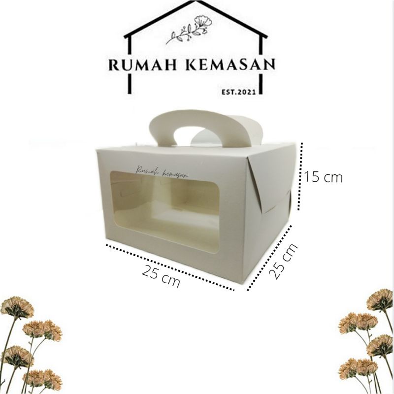 

Cake Box Window uk 25×25×15