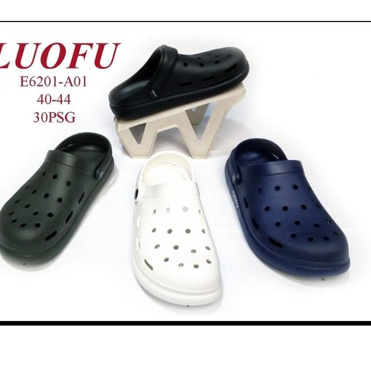 ♧ LUOFU 6201 A01L SANDAL KODOK BAIM PRIA ✭