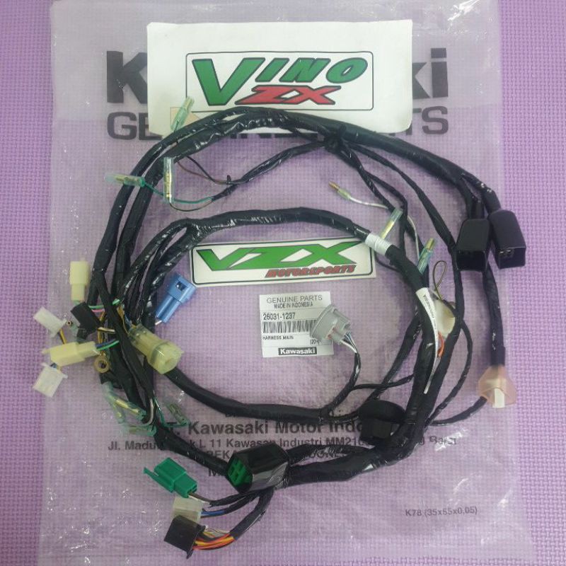 Kabel Body Kabel Motor Main Harness Set Ninja RR New 150 Ori Kawasaki