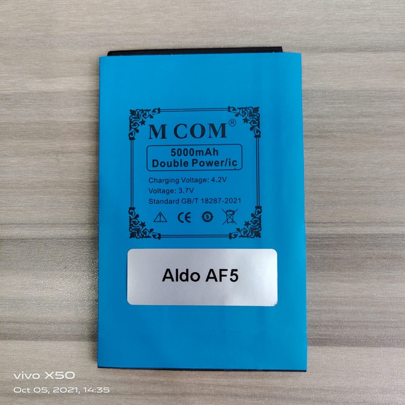 Battery Batere Batre Baterai Double Power Mcom Aldo AF5