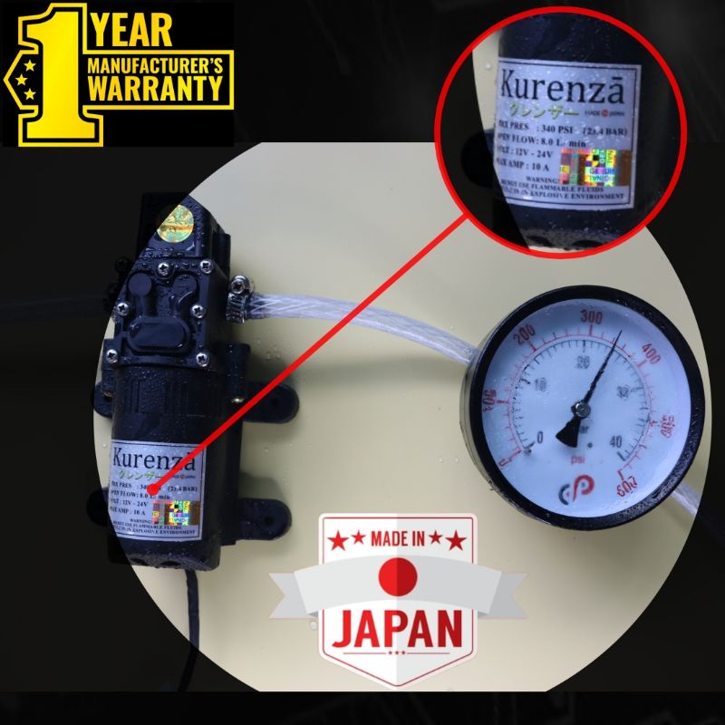 🟠🇯🇵 New Engine MaxPower 340psi Adaptor 10A Jet Cleaner Tekanan Tinggi Alat Cuci Motor Mobil AC Steam