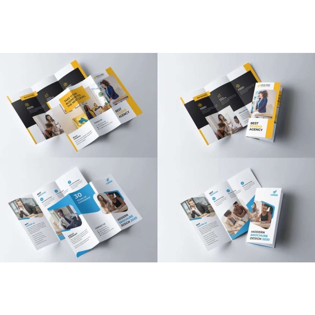 Tri Fold Brochure Bundle - Photoshop