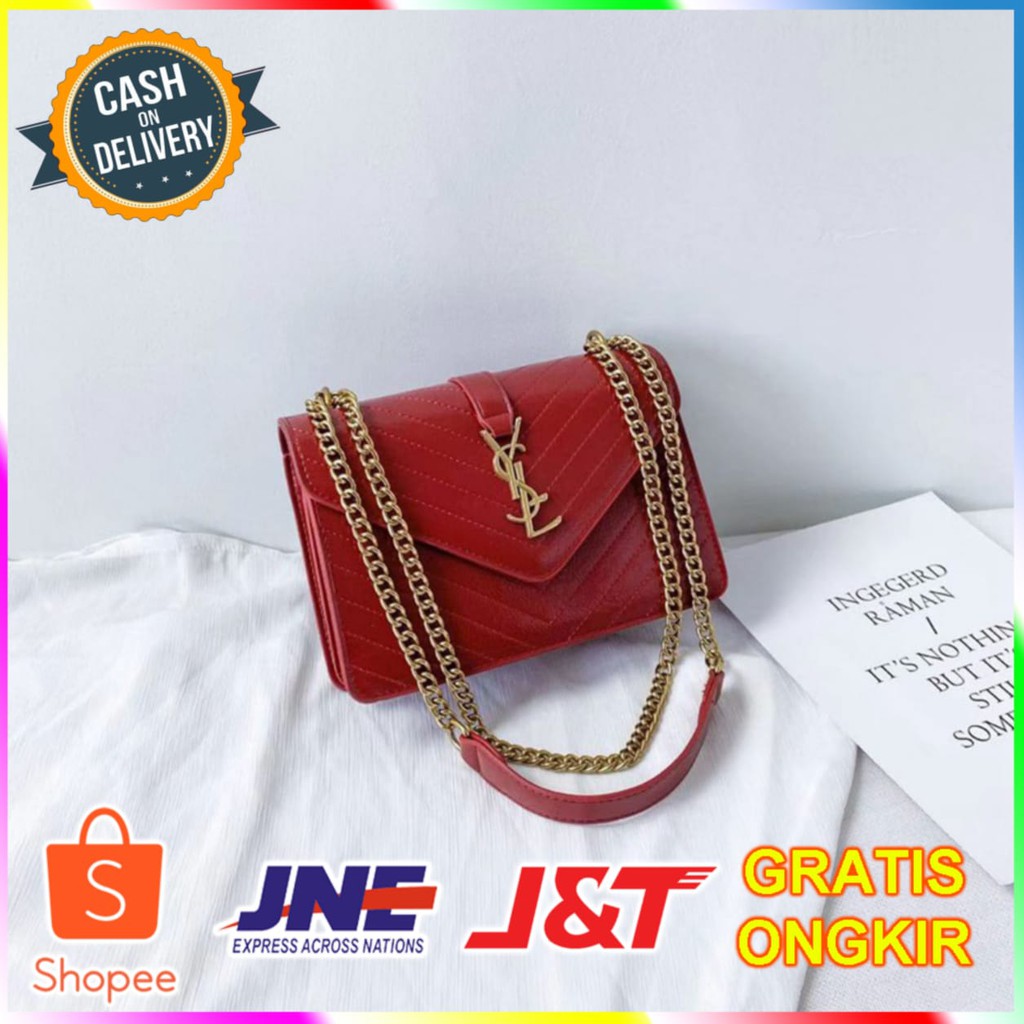 TAS SELEMPANG WANITA YESELE COLOUR GLOW/TAS WANITA IMPORT/TAS SELEMPANG IMPORT#L1260