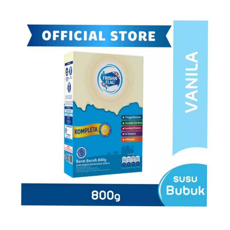 FRISIAN FLAG Kompleta Rasa Cokelat / Vanila 800gr